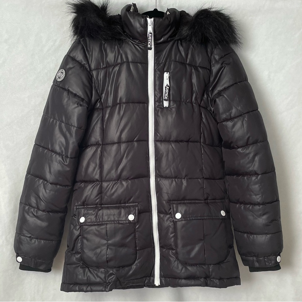 Justice Hooded Puffer Coat